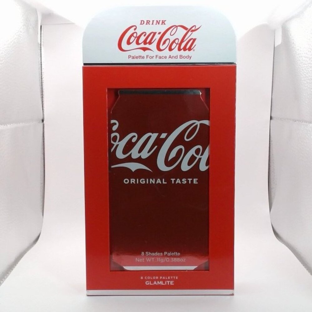 Glamlite x Coca-Cola‎ Eyeshadow Palette – 8 Shades – NWT